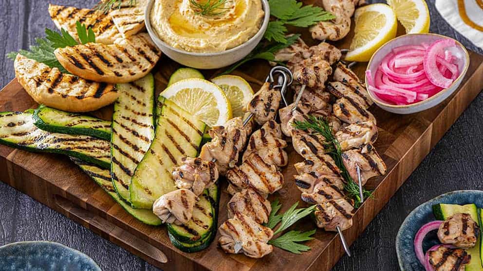 Everything Seasoning Grilled Chicken Kebabs